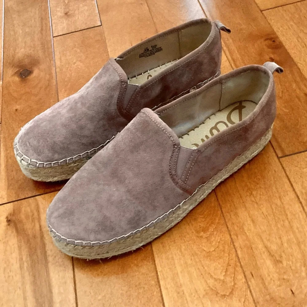 Sam Edelman Carrin Suede Platform Espadrille Size 10